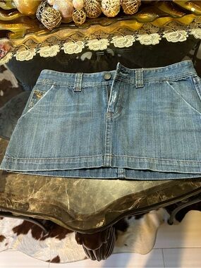 Abercrombie & Fitch Blue Denim Mini Skirt